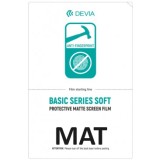 FOLIE PROTECTIE ECRAN TPU (SILICON, DEVIA BASIC MATT SERIES) ( 140 MICRONI), (ANTI-GLEAR) SIZE: 120 MM * 180 MM