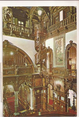 RF42 -Carte Postala- Muzeul Peles, Holul de onoare, circulata 1978 foto