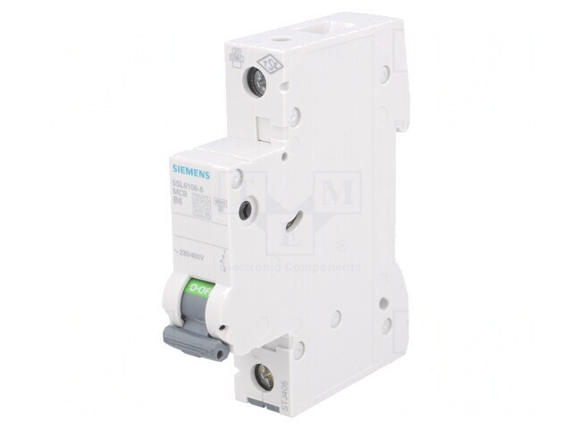 &Icirc;ntrerupător Supracurent 6A 1P 230V B