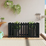 vidaXL Pat &icirc;nălțat grădină design gard 150x50x70 cm lemn de pin tratat