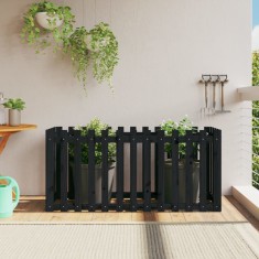 vidaXL Pat &icirc;nălțat grădină design gard 150x50x70 cm lemn de pin tratat