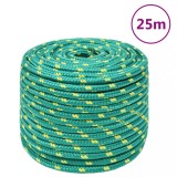 Cumpara ieftin Franghie de barca, verde, 14 mm, 25 m, polipropilena