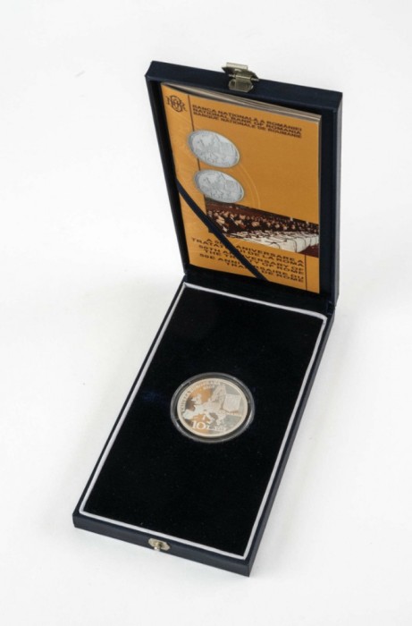 Romania 2007 - 10 lei, Tratatul de la Roma, PROOF, in etui BNR