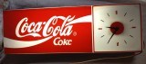 Reclama COCA-COLA TIP casetă luminoasă cu ceas