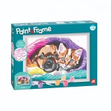 Set de pictura pe numere, Happi Hobbi, Picteaza si inrameaza, Dulce prietenie