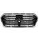 Grila radiator Subaru Ascent, 01.2018-, montare fata, cu rama crom; Cu gaura pentru camera; negru/negru, RapidAuto