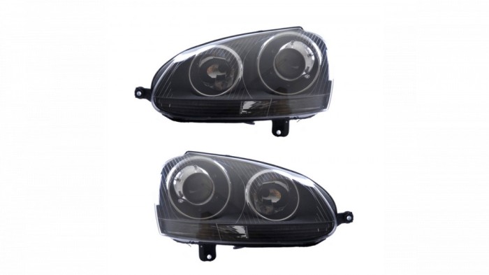 Far faruri VW Golf 5 Jetta look GTI negru NOU