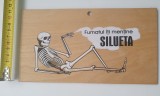 Tablou placaj lemn amuzant - Fumatul &icirc;ți menține silueta