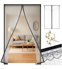 Plasa de Tantari Magnetica pentru Usa 100 x 210 cm Protectie Impotriva Insectelor