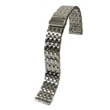 Cumpara ieftin Bratara Ceas Argintie 20mm, 7 Zale Otel Inoxidabil, Time Veranda, Ajustabila, Clemă Fluture