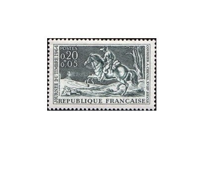 Franta 1964 - ziua marcii postale, neuzata