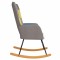 Scaun balansoar, mozaic, material textil - 5