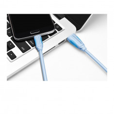 Cablu de date USB 2.0 la USB de tip C 3.1-Lungime 50 centimetri-Culoare Albastru