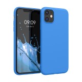 Husa kwmobile pentru Apple iPhone 11, Silicon, Albastru, 49787.189, Carcasa