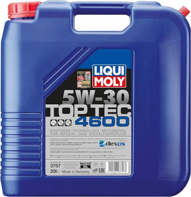 Ulei Motor Liqui Moly Top Tec 4600 SAE, 5W30, 20L foto