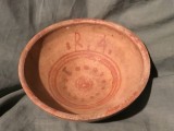 Arta si Traditie - Vechi Castron , Blid , Strachina , Bol de Sisesti / Mehedinti model interesant cu initialele R. A. mijlocul secolului XX / Oltenia