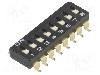 Intrerupator DIP, 2 pozitii, montare SMT, 8 sectiuni, OMRON OCB - A6S-8101-H