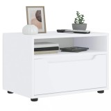 vidaXL Dulap TV &quot;VISNES&quot; alb 60x40x38 cm lemn de prelucrare