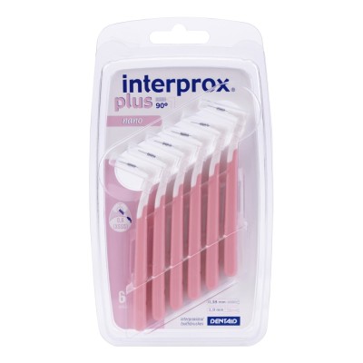 Periuțe interdentare Interprox Plus Nano Rose, 6 buc. foto