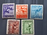 Romania 1937 Balcaniada de atletism - serie nestampilata