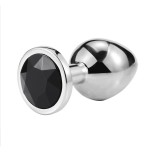 Dildo metalic Rosy Large Black Diamond