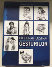 Dictionar ilustrat al gesturilor. foto