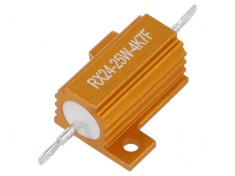 Rezistor bobinat 4,7k&Omega; 25W &plusmn;1% cu radiator pentru lipit