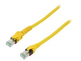 Cablu Patch S/FTP Cat6a Galben 10m