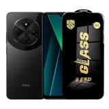 Folie de Protectie pentru Xiaomi Poco C75, TEO, Sticla Securizata ESD, Margini Negre, Rezistenta la Zgirieturi, Antistatica, 0.35 mm, Transparenta