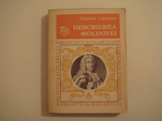 Descrierea Moldovei - Dimitrie Cantemir Editura Ion Creanga 1978 foto