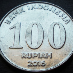 Moneda exotica 100 RUPII (Rupiah) - INDONEZIA / INDONESIA, anul 2016 *cod 118 B
