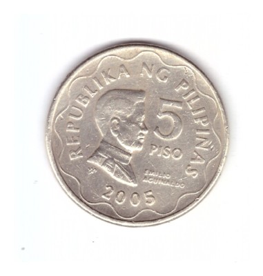 Moneda Filipine 6 piso 2005, stare buna, curata foto
