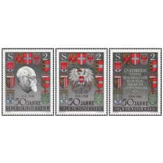 Austria 1968 - A 50-a aniversare a Republicii, serie neuzata