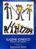 Eugen Ionescu/Eugene Ionesco - Cromolitografie, Rar Afis Expozitie, 1984