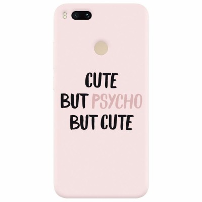 Husa silicon pentru Xiaomi Mi A1, Cute But Psycho foto