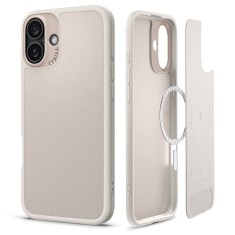 Husa iPhone 16 Spigen Cyrill Kajuk MagSafe, crem foto