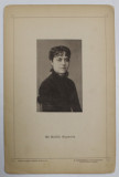 Mlle .MATHILDE STOYANOVITZ , FOTOGRAFIE DIN ALBUMUL NATIONAL , SERIE DE BUCAREST , EDITEUR LYONEL BONDY , FOTOGRAF W. CRONENBERG , CCA . 1900