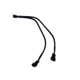 Cablu splitter ventilator carcasa PC PWM 1 la 2, 26 cm, negru
