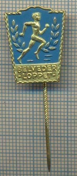 Y 735 INSIGNA -SPORTIVA - BELVEDER -LOPPET -SUEDIA-PENTRU COLECTIONARI