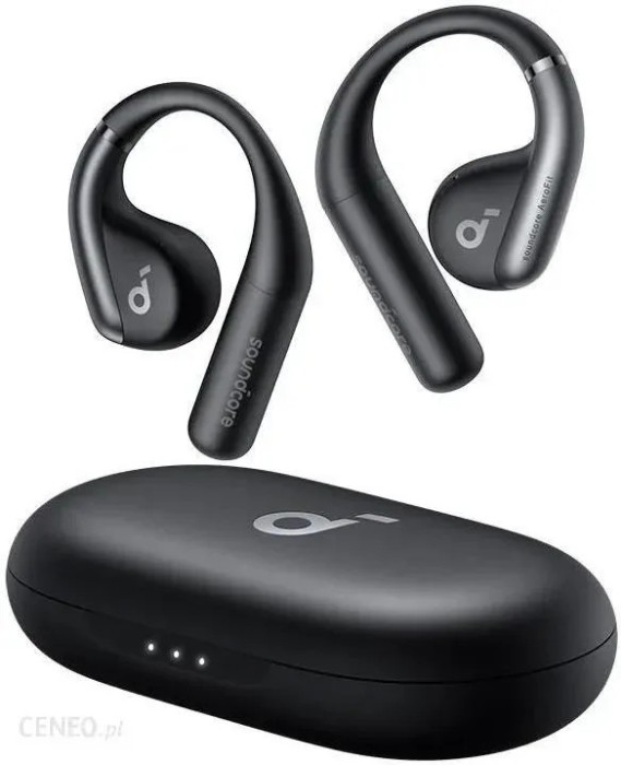 Casti Anker Soundcore AeroFit, wireless, tip butoni, utilizare smartphone, Bluetooth