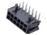 Conector Micro-Fit 3.0 12-Pin 90&deg;, MOLEX