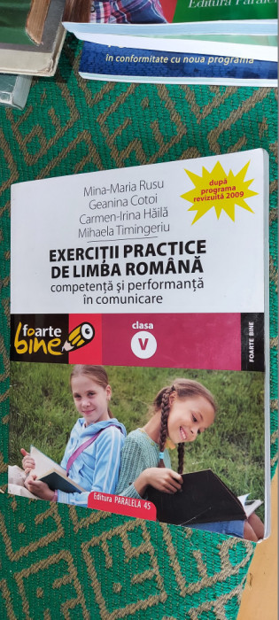 EXERCITII PRACTICE DE LIMBA ROMANA CLASA A 5 A COMPETENTA SI PERFORMANTA HAILA