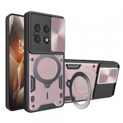 Husa pentru OnePlus 13R, Techsuit, CamGuard Pro, Roz Aurie foto