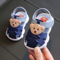 Sandalute bleumarine cu bleu pentru baietei - Teddy (Marime Disponibila: foto
