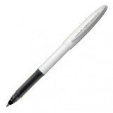 Pix cu gel Uni-ball Signo GelStick UM-170, 0.7mm, cu capac, corp alb, scris negru