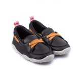 Pantofi Baieti Bibi Fisioflex 4.0 Black/Brandy 20 EU, Negru, BIBI Shoes