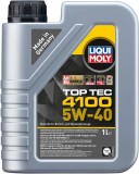 Ulei Motor Liqui Moly Top Tec 4100 5W40, 1L, Benzina/Diesel, Filtru Particule (DPF), Protectie Uzura, EURO 4/5/6, A3/B4, VW 502/505