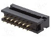 Conector IDC, 14 pini, pas pini 2.54mm, AMPHENOL - T8061400001NEU