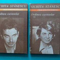Nichita Stanescu – Ordinea cuvintelor (2 volume)( prima editie )