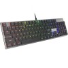 Tastatura Mecanica Gaming Genesis Thor 420 RGB, Slim, Contacte Albastre, Anti-Ghosting, Iluminare Prismo, USB